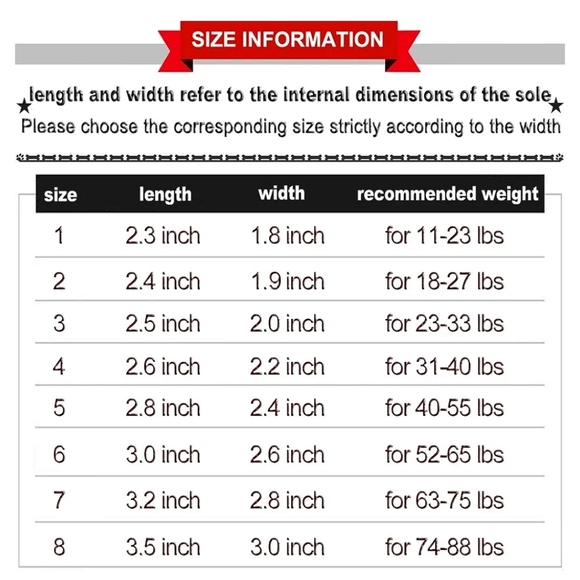 Qumy Pets Waterproof Anti Slip Dog Shoes - Picture 5 of 5